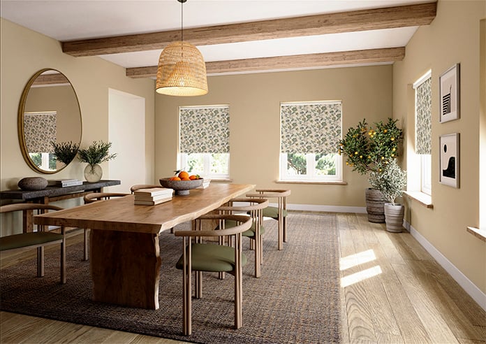 Land & Shore Orchard (Blackout), Green - Twist&Fit Roller Blind - Image 7